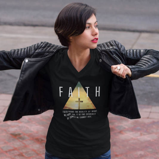 Faith V-Neck T-Shirt