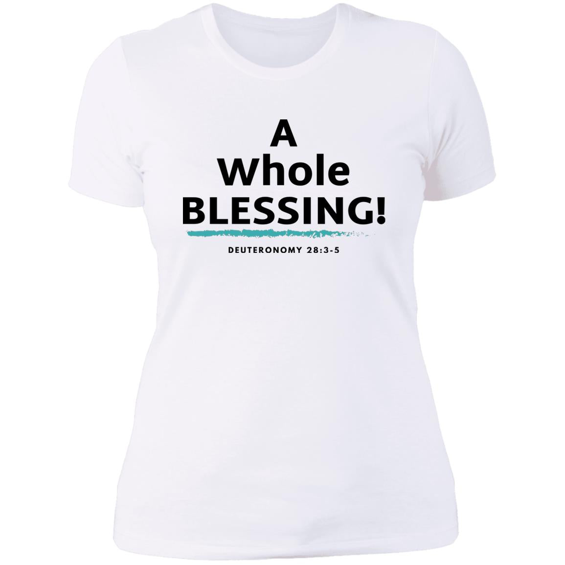 A Whole Blessing Slim Fit T-Shirt - GladEyze Apparel
