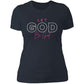 Let God Be God Ladies Slim Fit T-Shirt - GladEyze Apparel