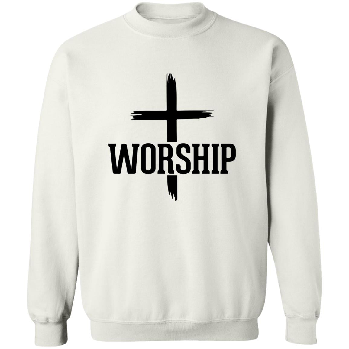Worship Crewneck Pullover Sweatshirt - GladEyze Apparel