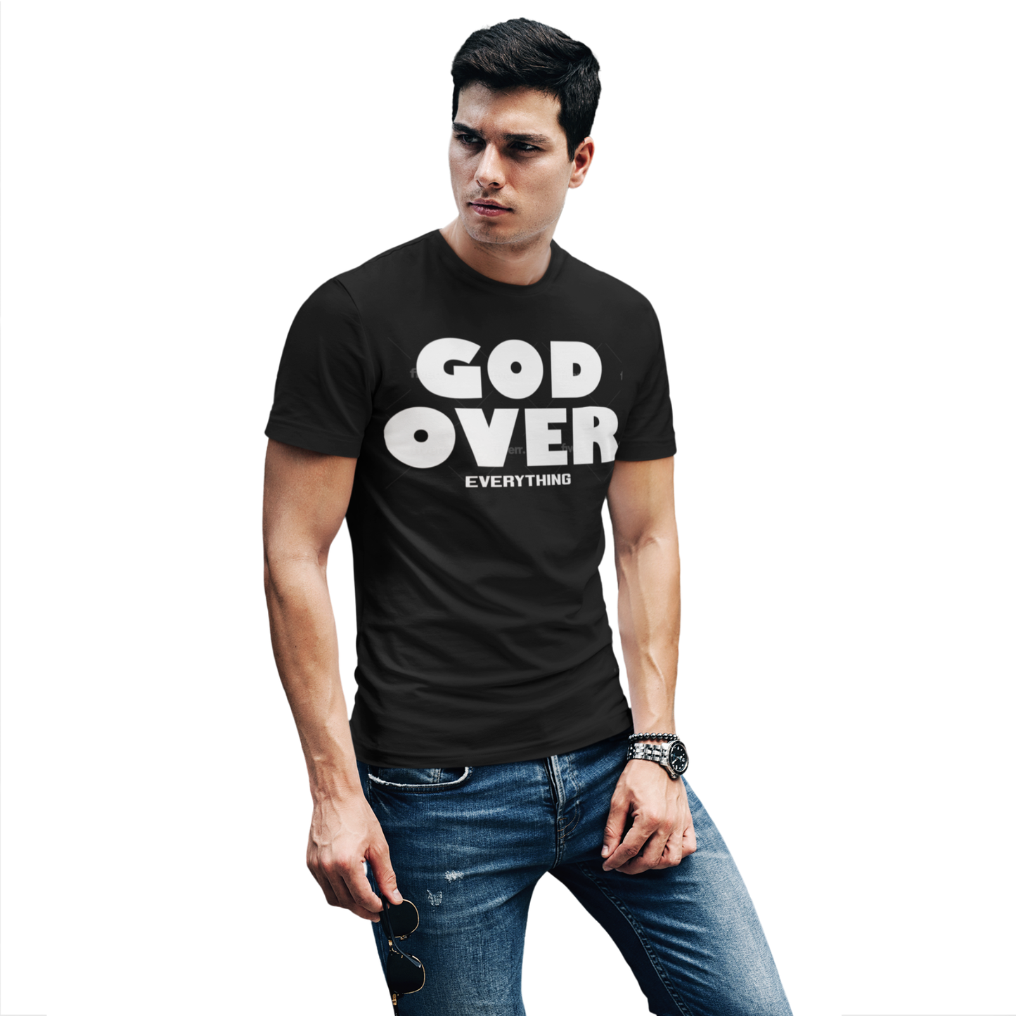 God Over Everything T-Shirt - GladEyze Apparel
