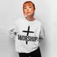 Worship Crewneck Pullover Sweatshirt - GladEyze Apparel